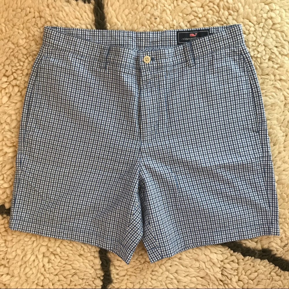 Vineyard vines seersucker shorts